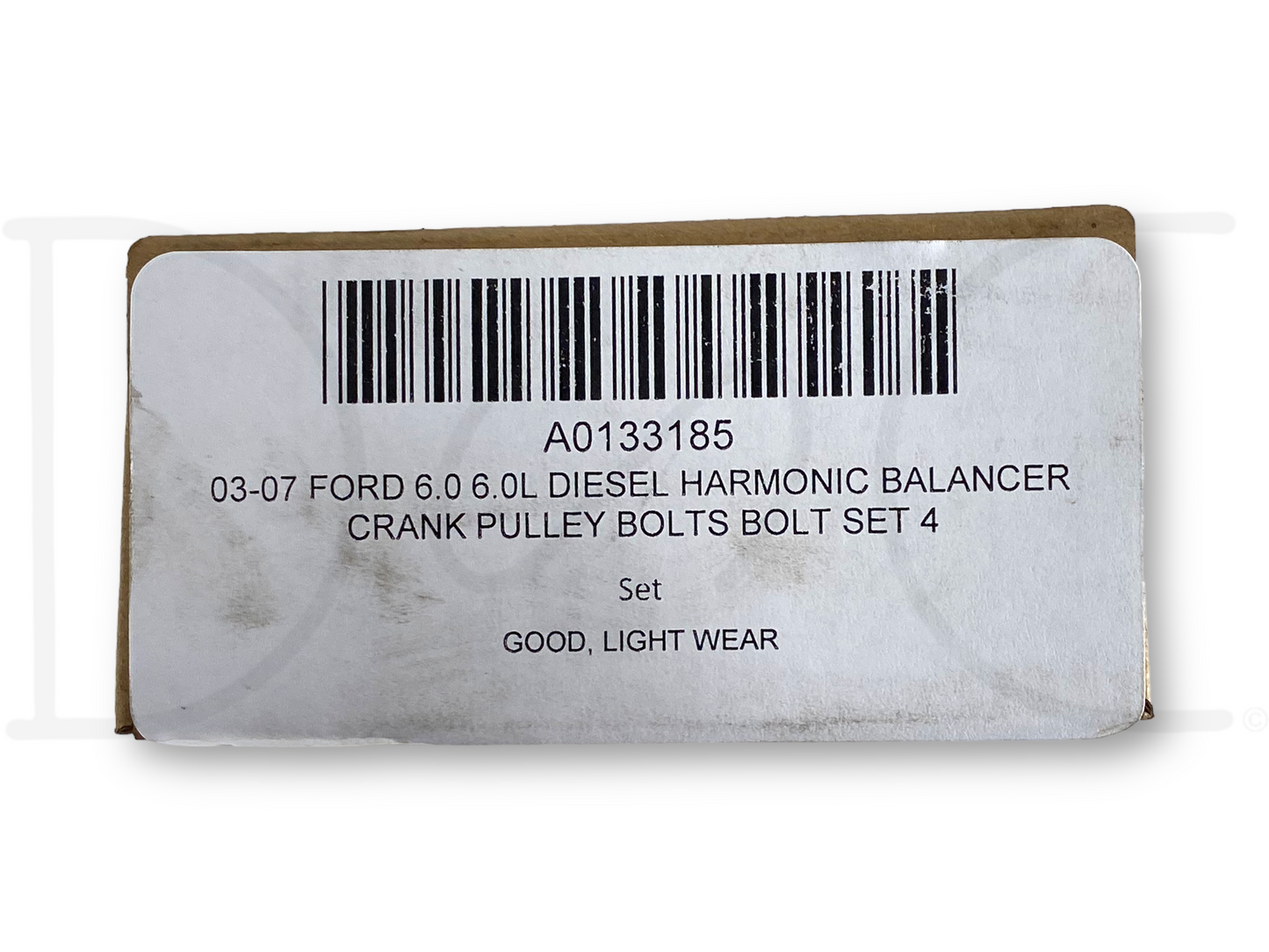 03-07 Ford 6.0 6.0L Diesel Harmonic Balancer Crank Pulley Bolts Bolt Set 4