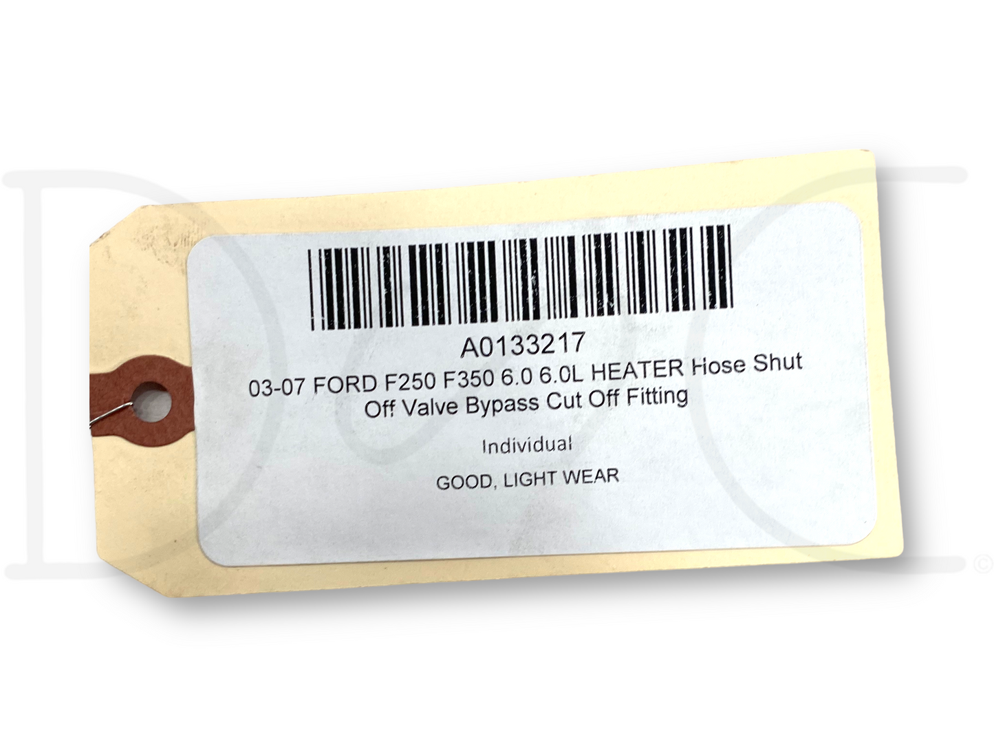 03-07 Ford F250 F350 6.0 6.0L Heater Hose Shut Off Valve Bypass Cut Off Fitting