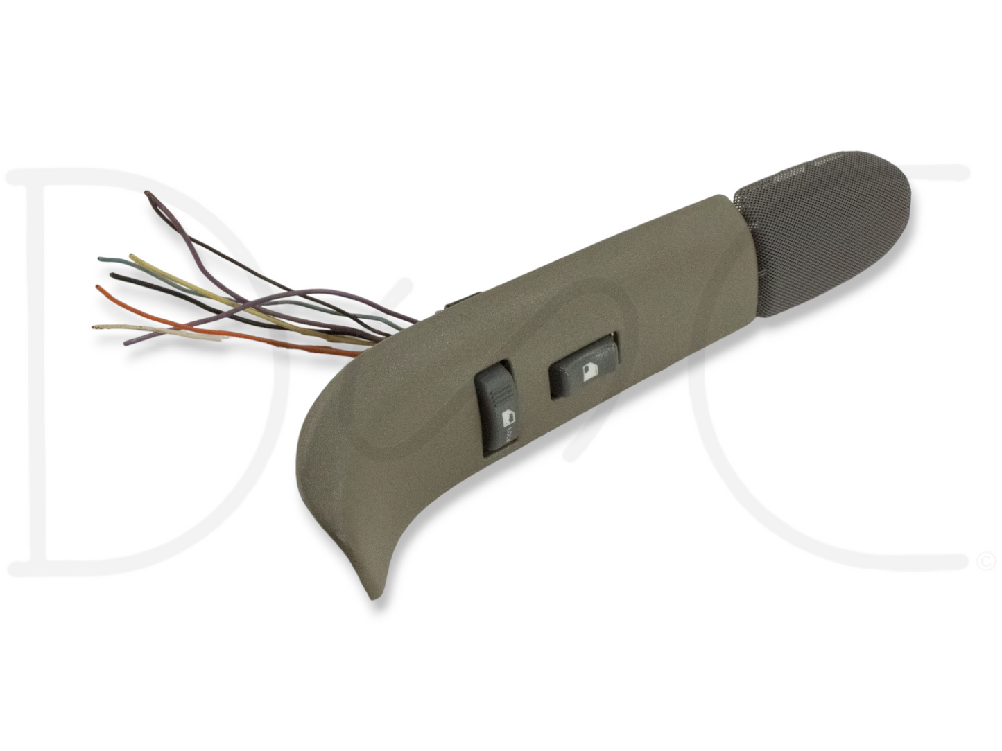 95-98 Chevy GMC RH Right Passenger Front Power Window Lock Switch Panel Gray