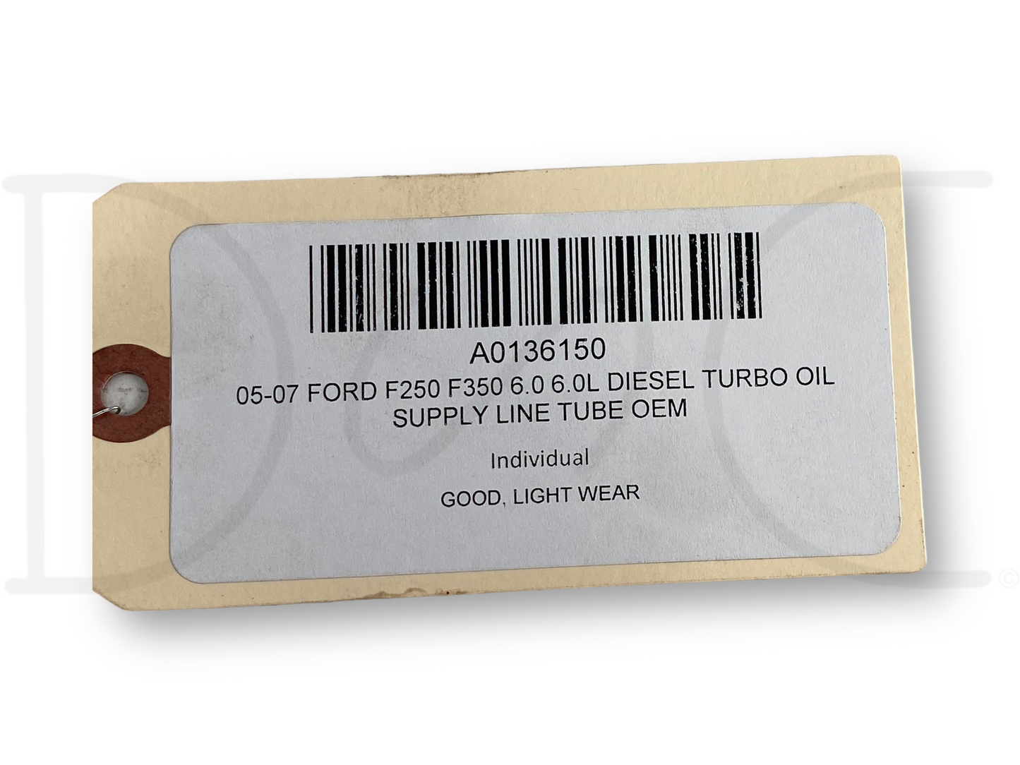 03-07 Ford F250 F350 6.0 6.0L Diesel Turbo Oil Supply Line Tube OEM