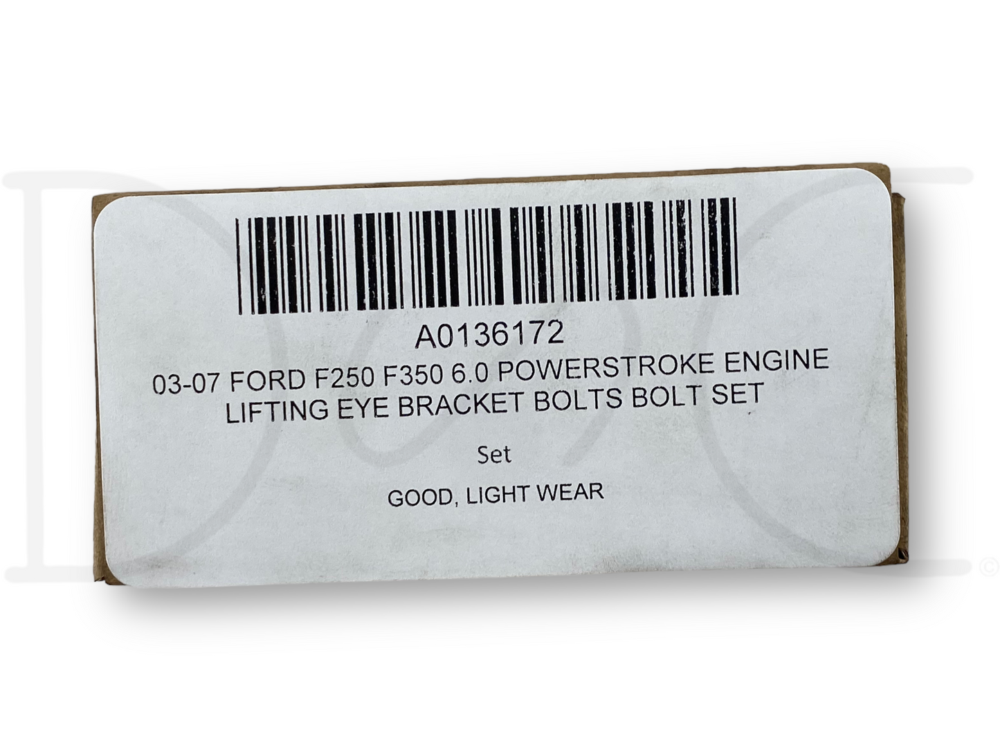 03-07 Ford F250 F350 6.0 Powerstroke Engine Lifting Eye Bracket Bolts Bolt Set