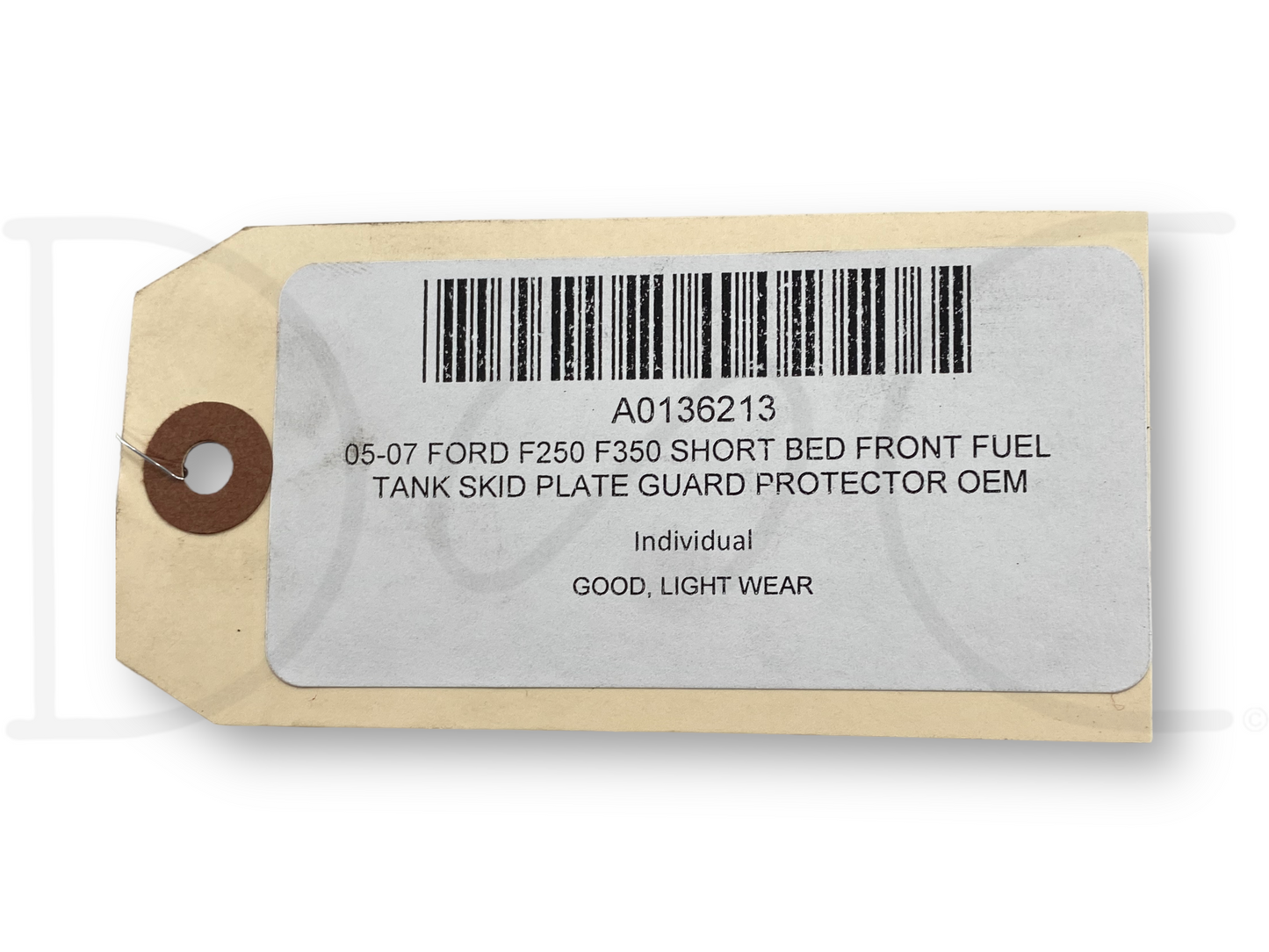 05-07 Ford F250 F350 Short Bed Front Fuel Tank Skid Plate Guard Protector OEM