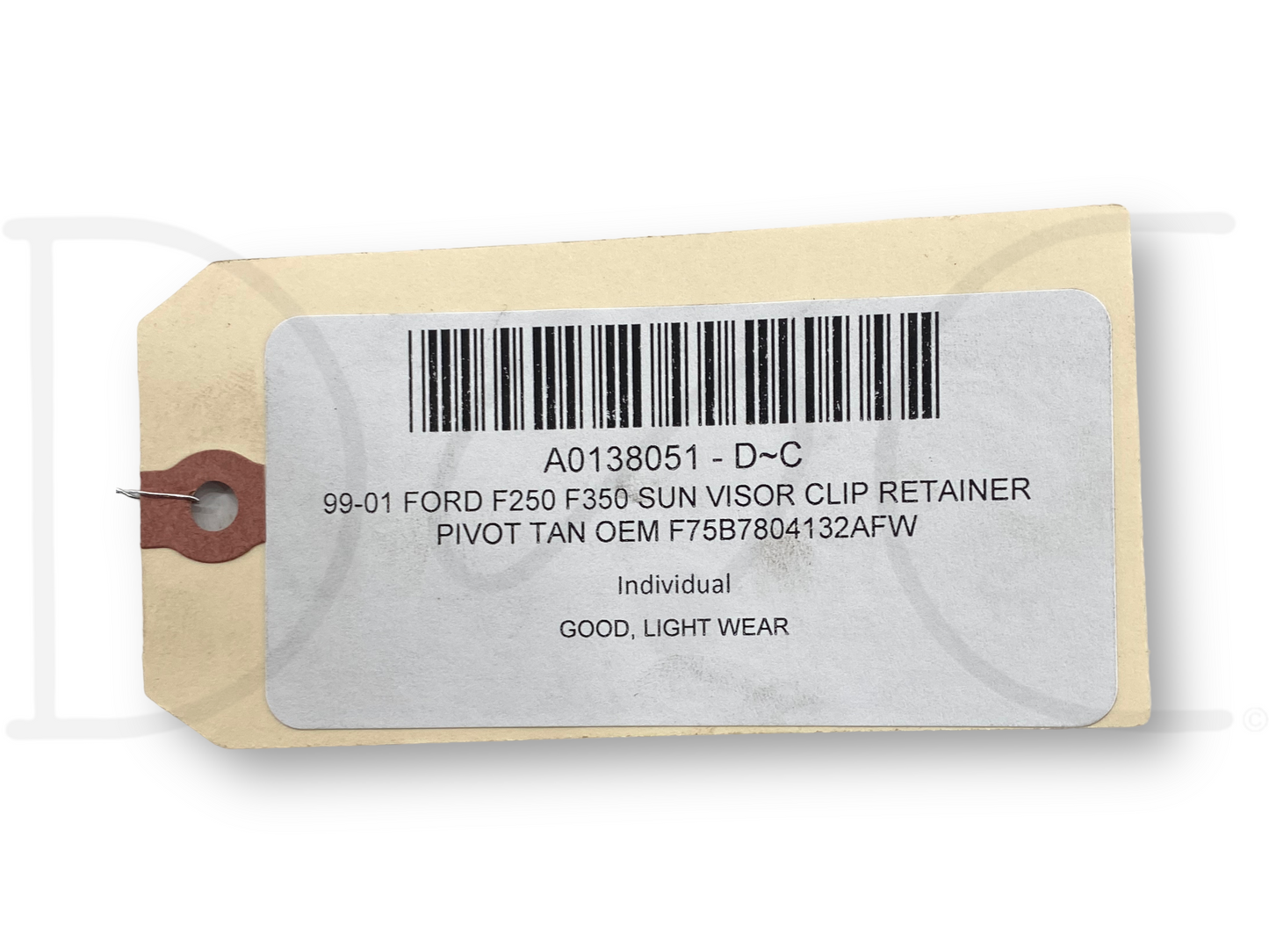 99-01 Ford F250 F350 Sun Visor Clip Retainer Pivot Tan Oem F75B7804132Afw