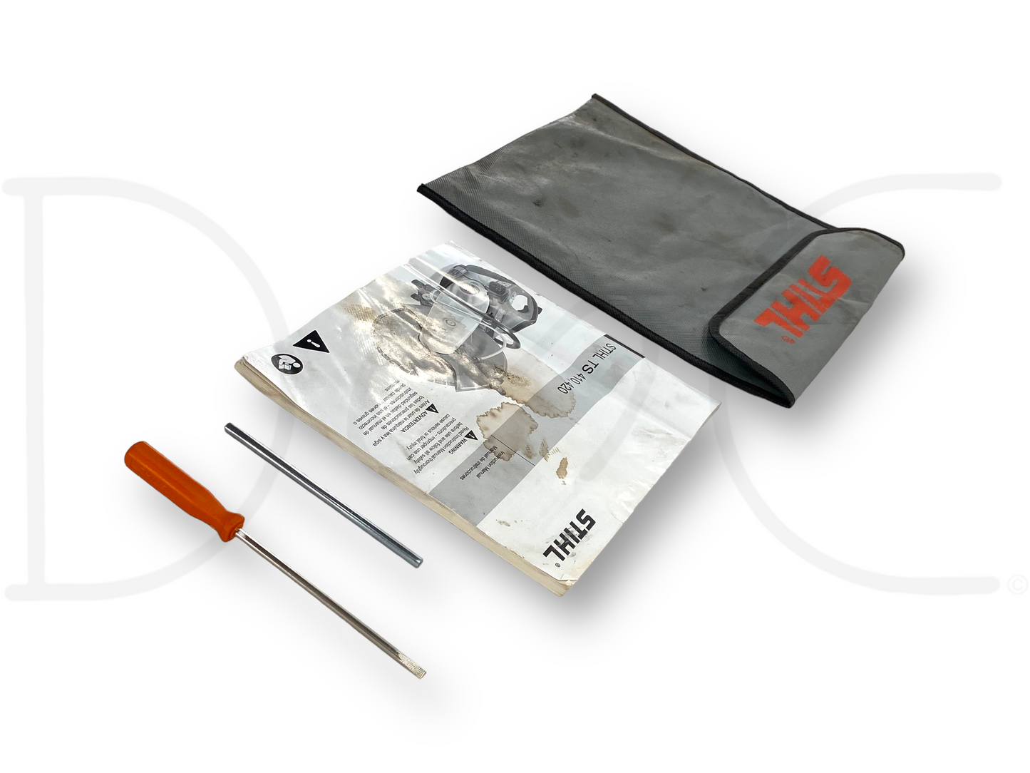 Stihl Ts 410 / 420 Instruction Manual Concrete Saw Owners Guide Book Tool Bag