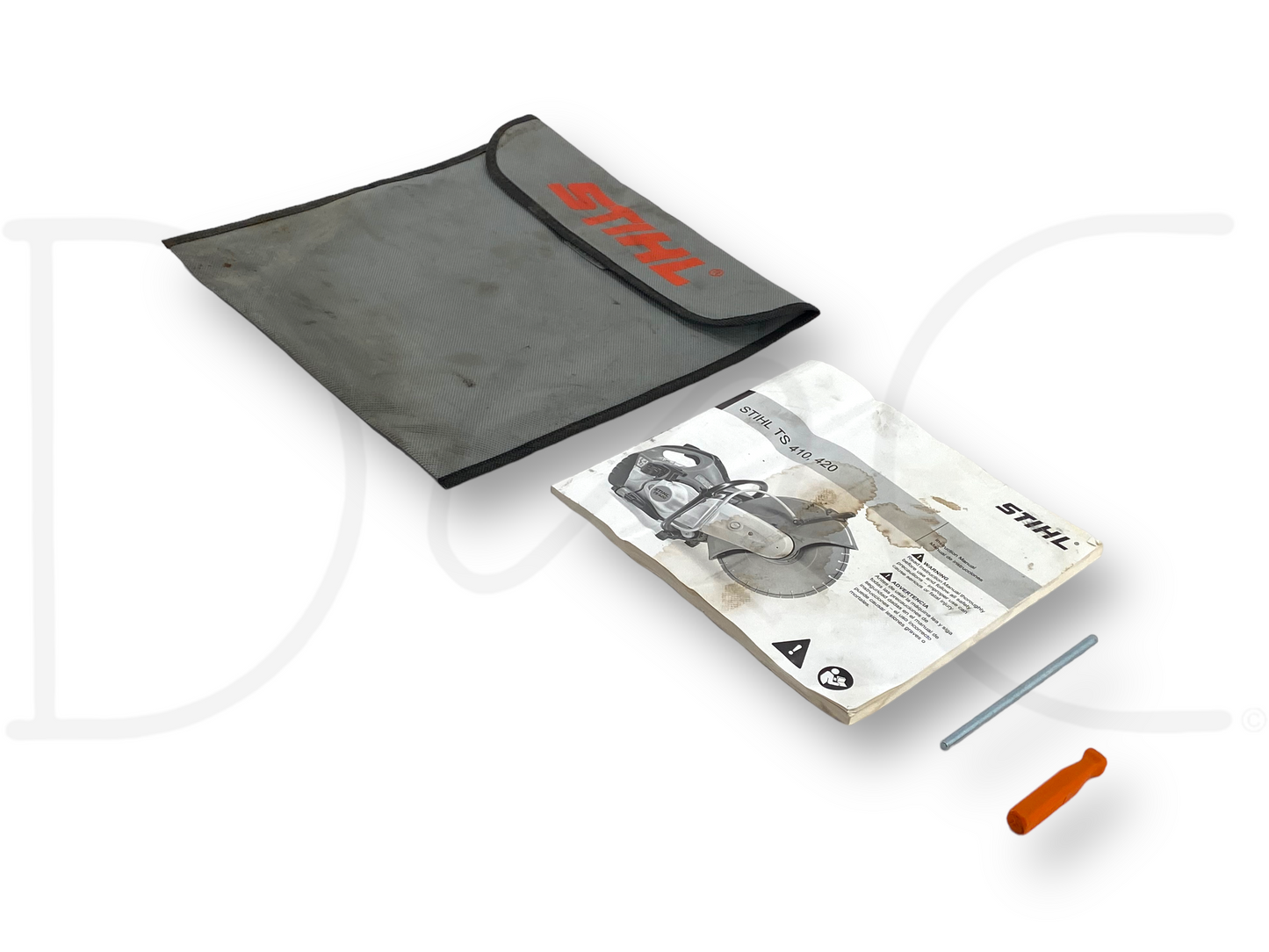 Stihl Ts 410 / 420 Instruction Manual Concrete Saw Owners Guide Book Tool Bag