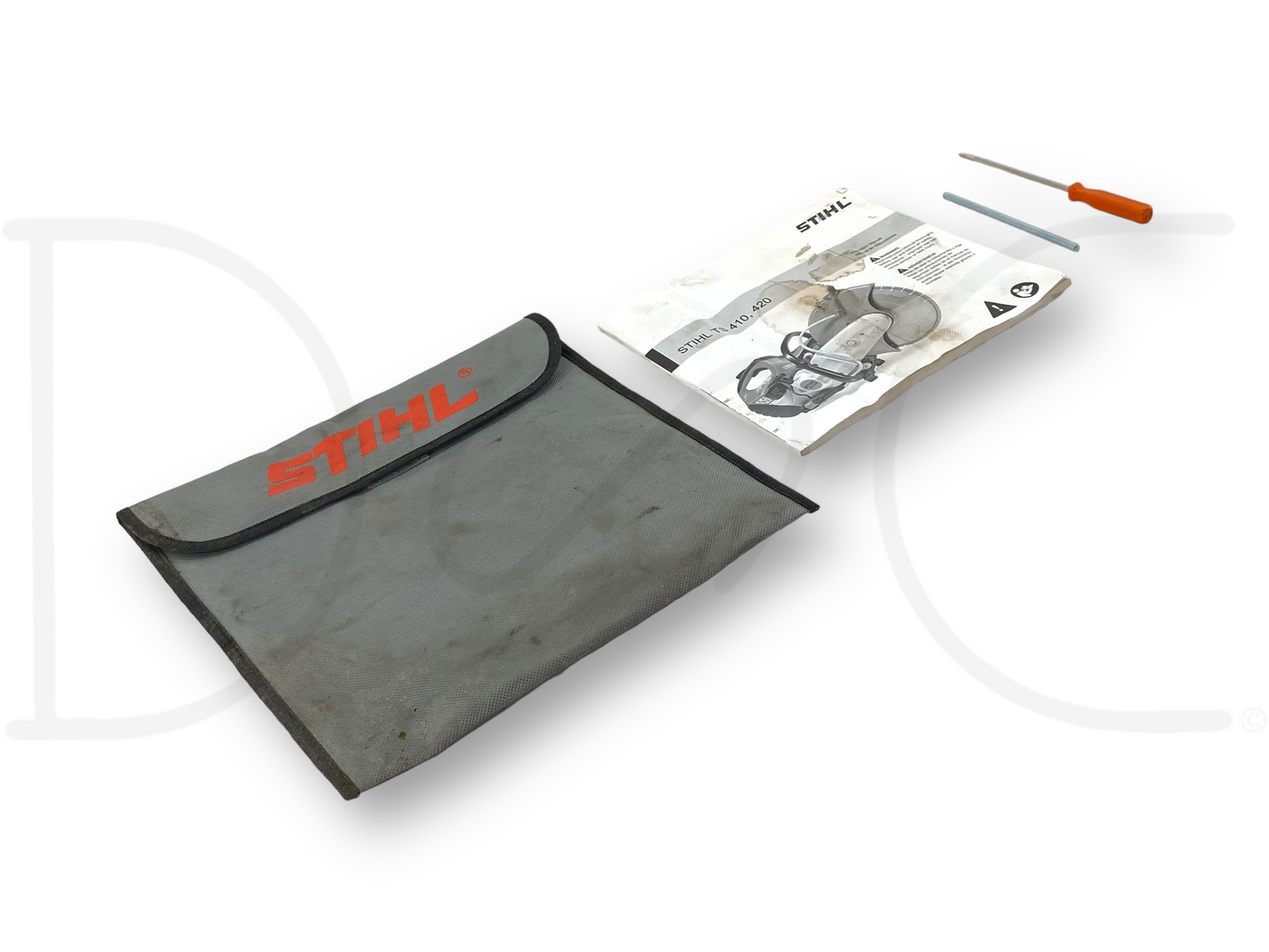Stihl Ts 410 / 420 Instruction Manual Concrete Saw Owners Guide Book Tool Bag