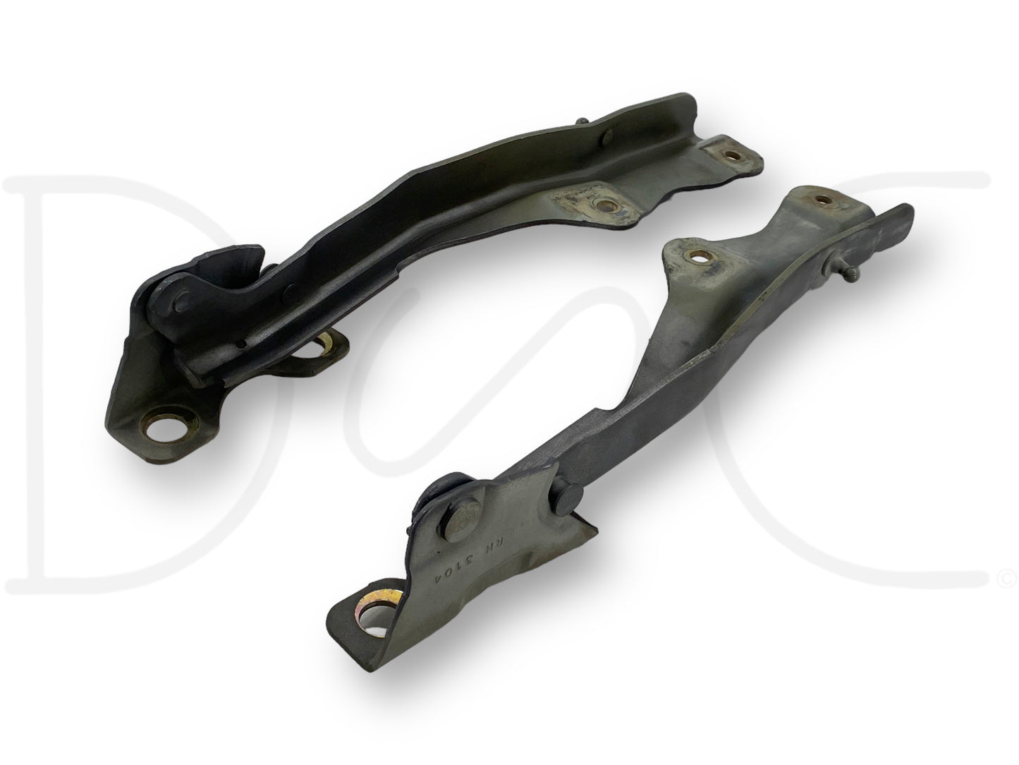 99-07 Ford F250 F350 Super Duty Hood Hinge Set Gray Hood Hinges OE RH LH Pair