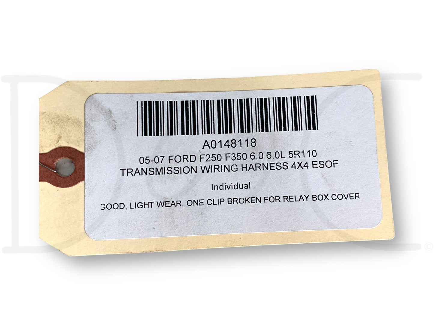 05-07 Ford F250 F350 6.0 6.0L 5R110 Transmission Wiring Harness 4X4 ESOF