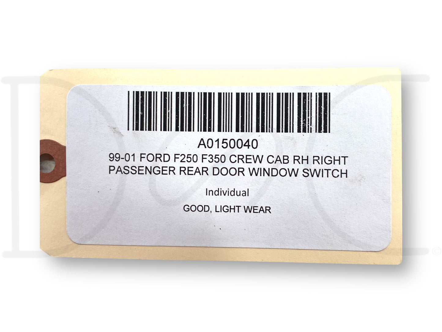 99-01 Ford F250 F350 Crew Cab RH Right Passenger Rear Door Window Switch Tan