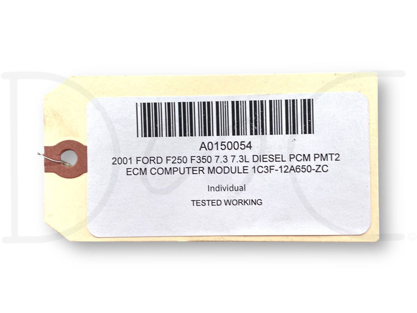 2001 Ford F250 F350 7.3 7.3L Diesel PCM Pmt2 ECM Computer Module 1C3F-12A650-Zc