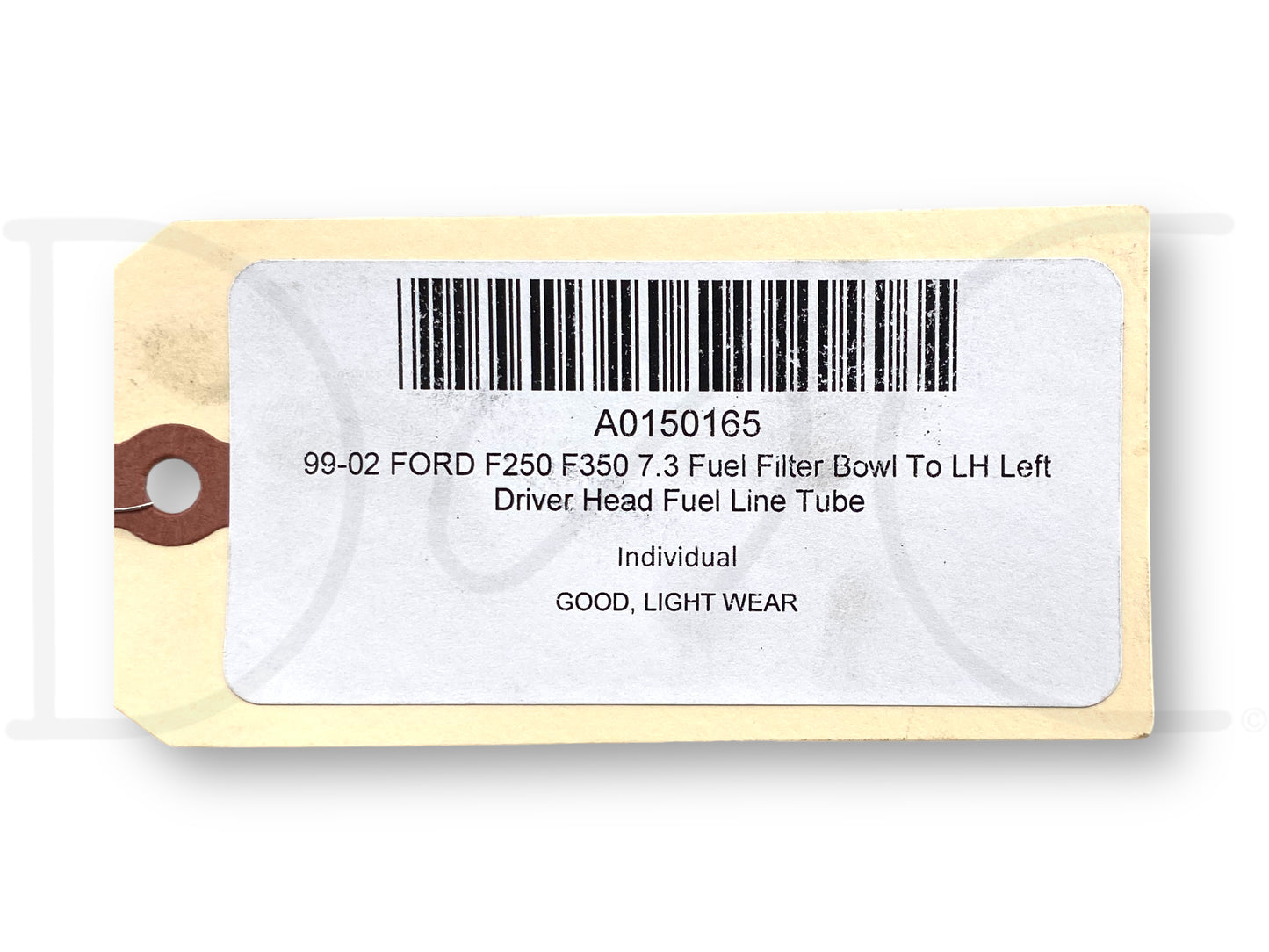 99-02 Ford F250 F350 7.3 Fuel Filter Bowl To LH Left Driver Head Fuel Line Tube