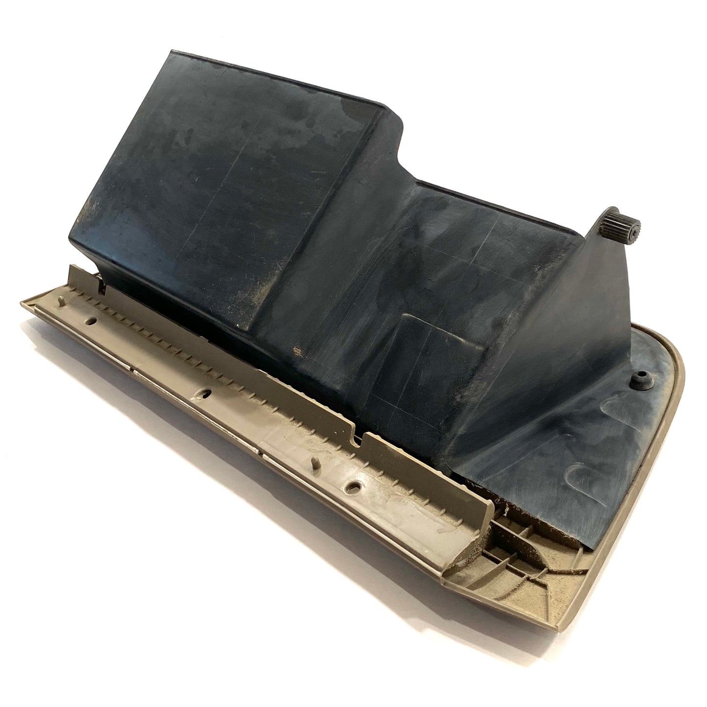 02-04 Ford F250 F350 Dash Glove Box Storage Bin Compartment Dark Tan OE