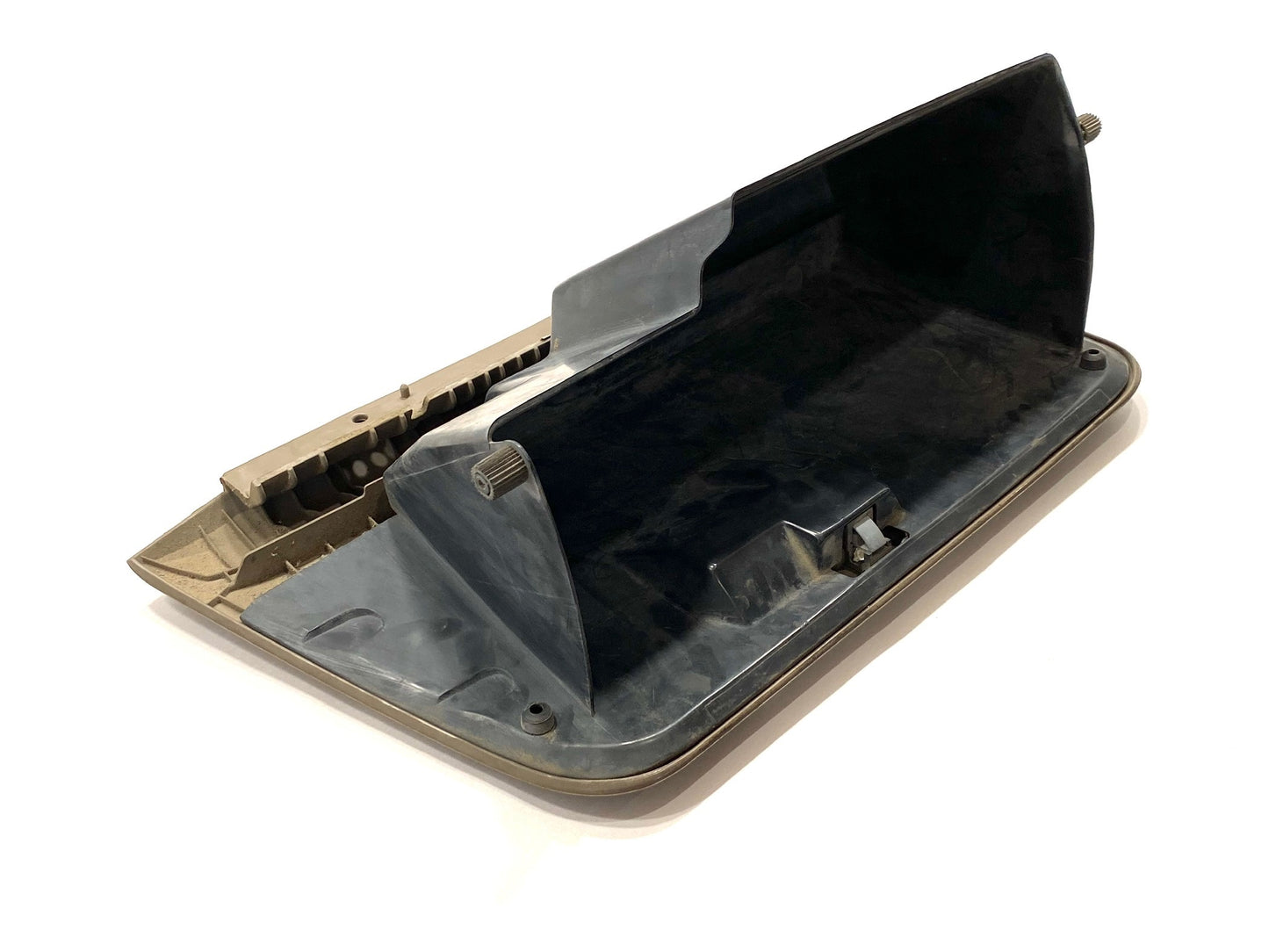 02-04 Ford F250 F350 Dash Glove Box Storage Bin Compartment Dark Tan OE