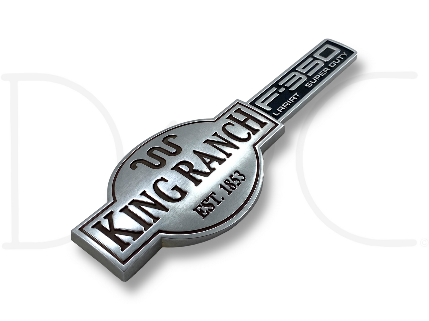 05-07 Ford F350 F-350 King Ranch LH Left Super Duty Fender Badge Logo Plate OEM