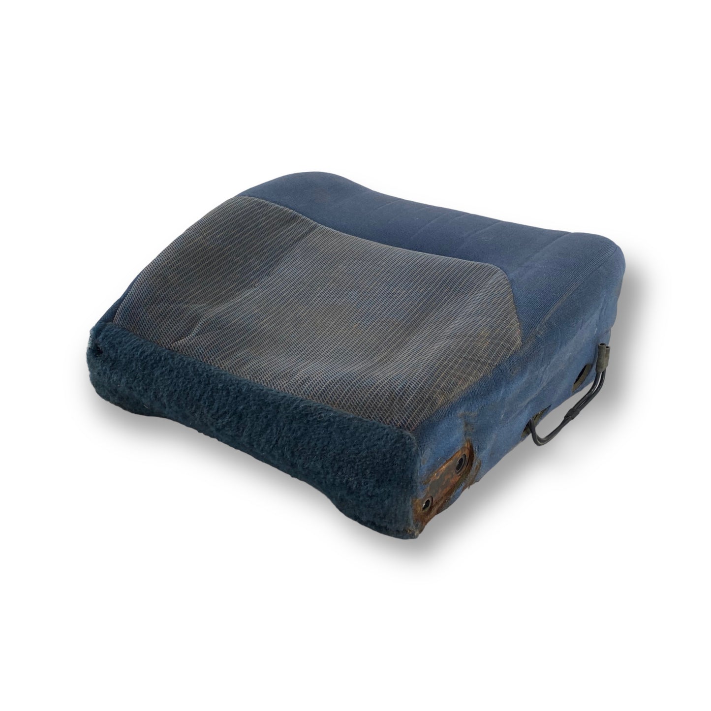 92-97 Ford F250 F350 RH Right Passenger Seat Bottom Cushion Electric Lumbar Blue