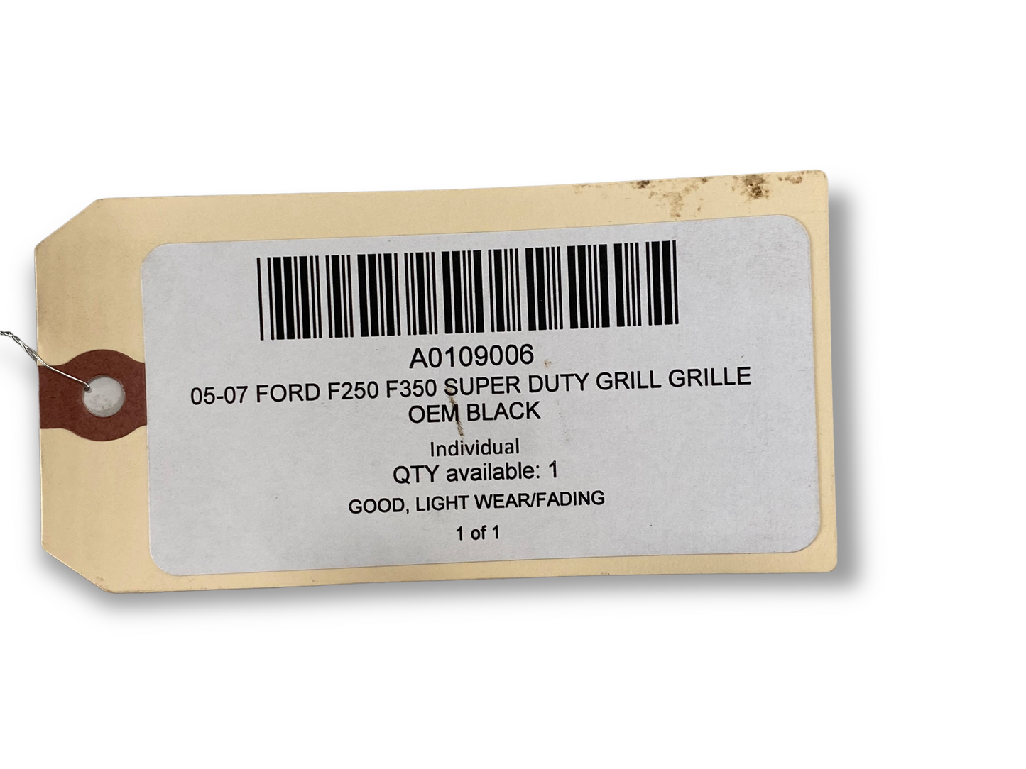 05-07 Ford F250 F350 Super Duty Grill Grille OEM Black