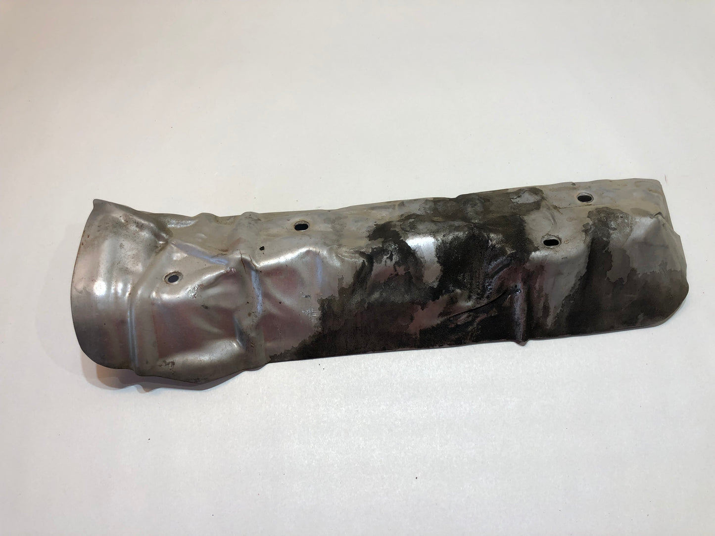11-14 Ford F250 F350 6.7L LH Driver Exhaust Manifold Heat Shield OEM