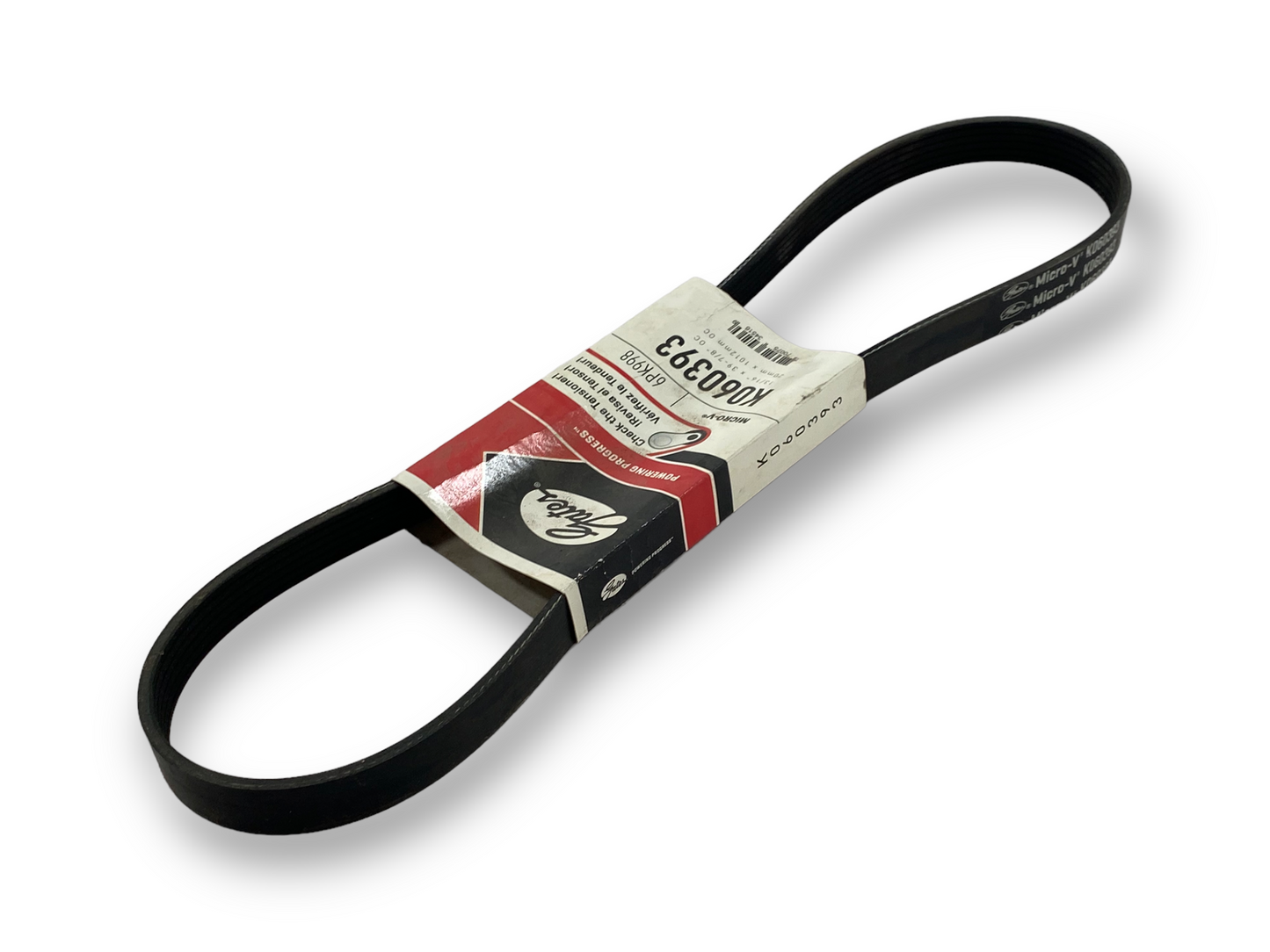 Gates K060393 Serpentine Micro-V Belt 6PK998