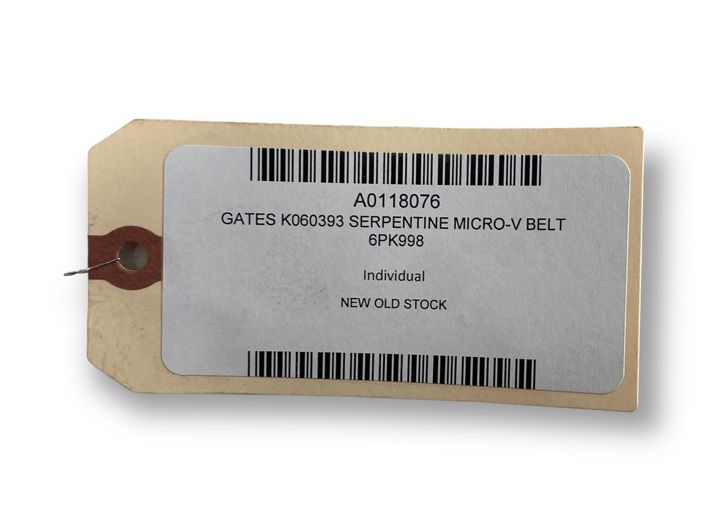 Gates K060393 Serpentine Micro-V Belt 6PK998