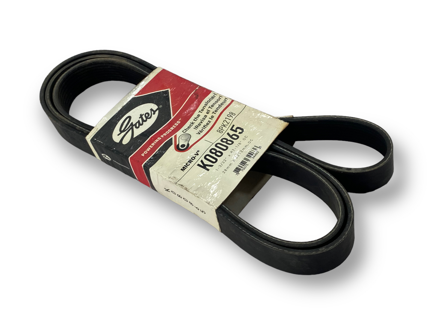Gates K080865 Serpentine Micro-V Belt 8PK2198
