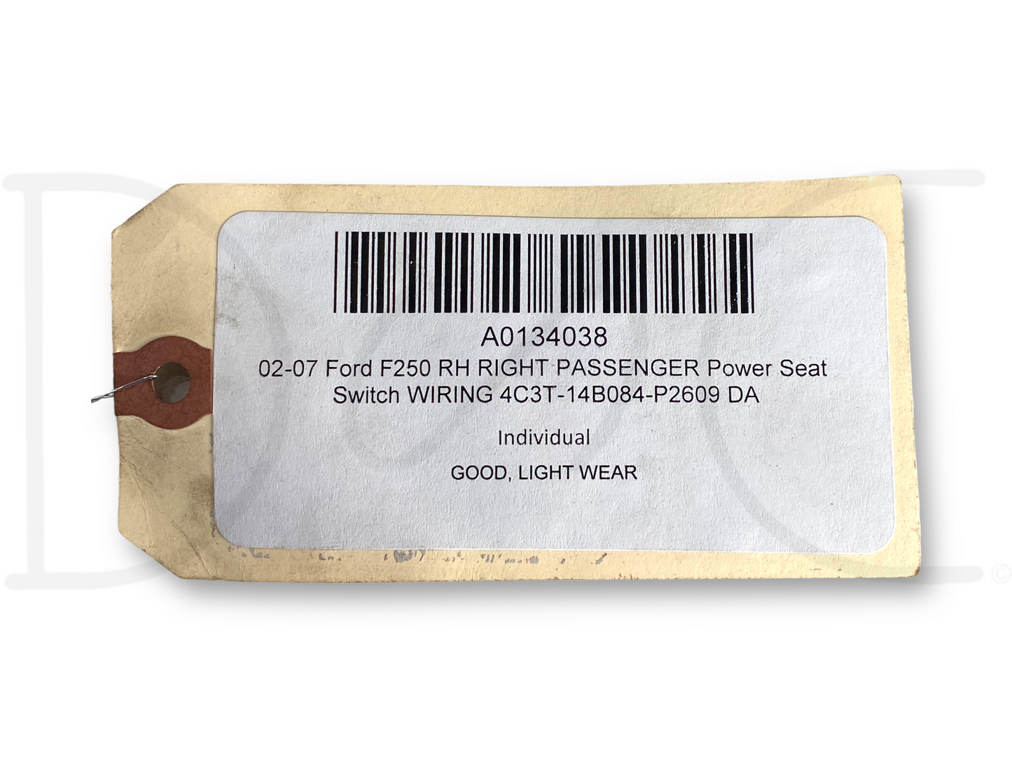 02-07 Ford F250 RH Right Passenger Power Seat Switch Wiring 4C3T-14B084-P2609 DA