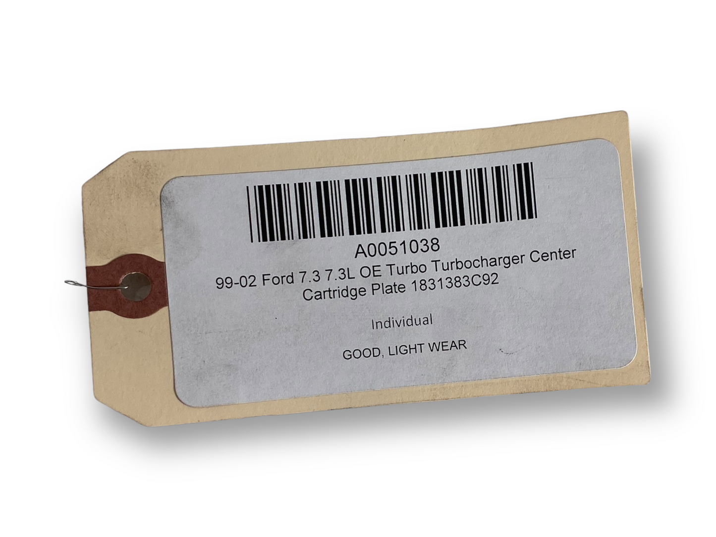 99-02 Ford 7.3 7.3L OE Turbo Turbocharger Center Cartridge Plate 1831383C92