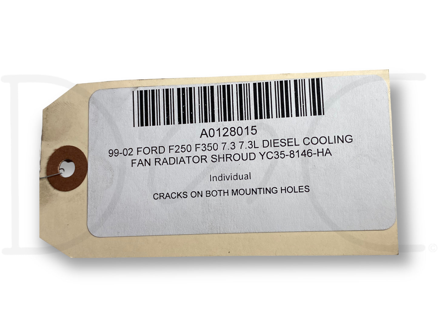 99-02 Ford F250 F350 7.3 7.3L Diesel Cooling Fan Radiator Shroud YC35-8146-HA