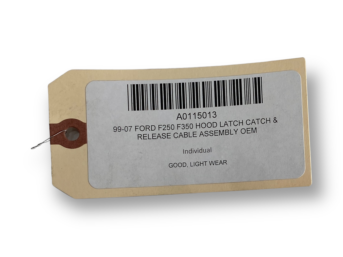 99-07 Ford F250 F350 Hood Latch Catch & Release Cable Assembly OEM