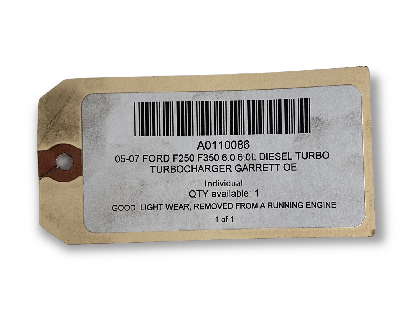 05-07 Ford F250 F350 6.0 6.0L Diesel Turbo Turbocharger Garrett OE