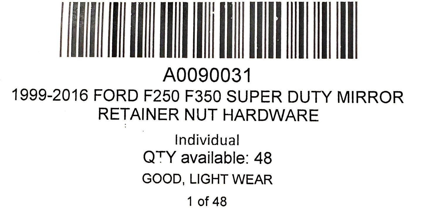 1999-2016 Ford F250 F350 Super Duty Mirror Retainer Nut Hardware