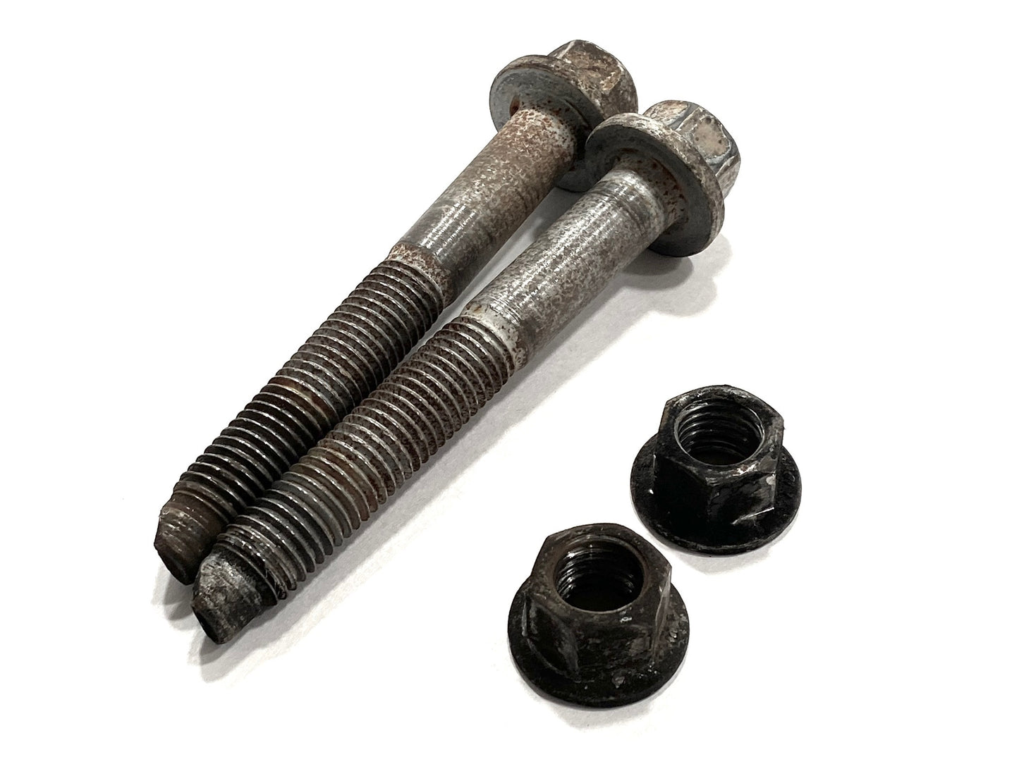 08-10 Ford F450 F550 Front Axle Radius Arm To Frame Bracket OE Bolt Hardware Set