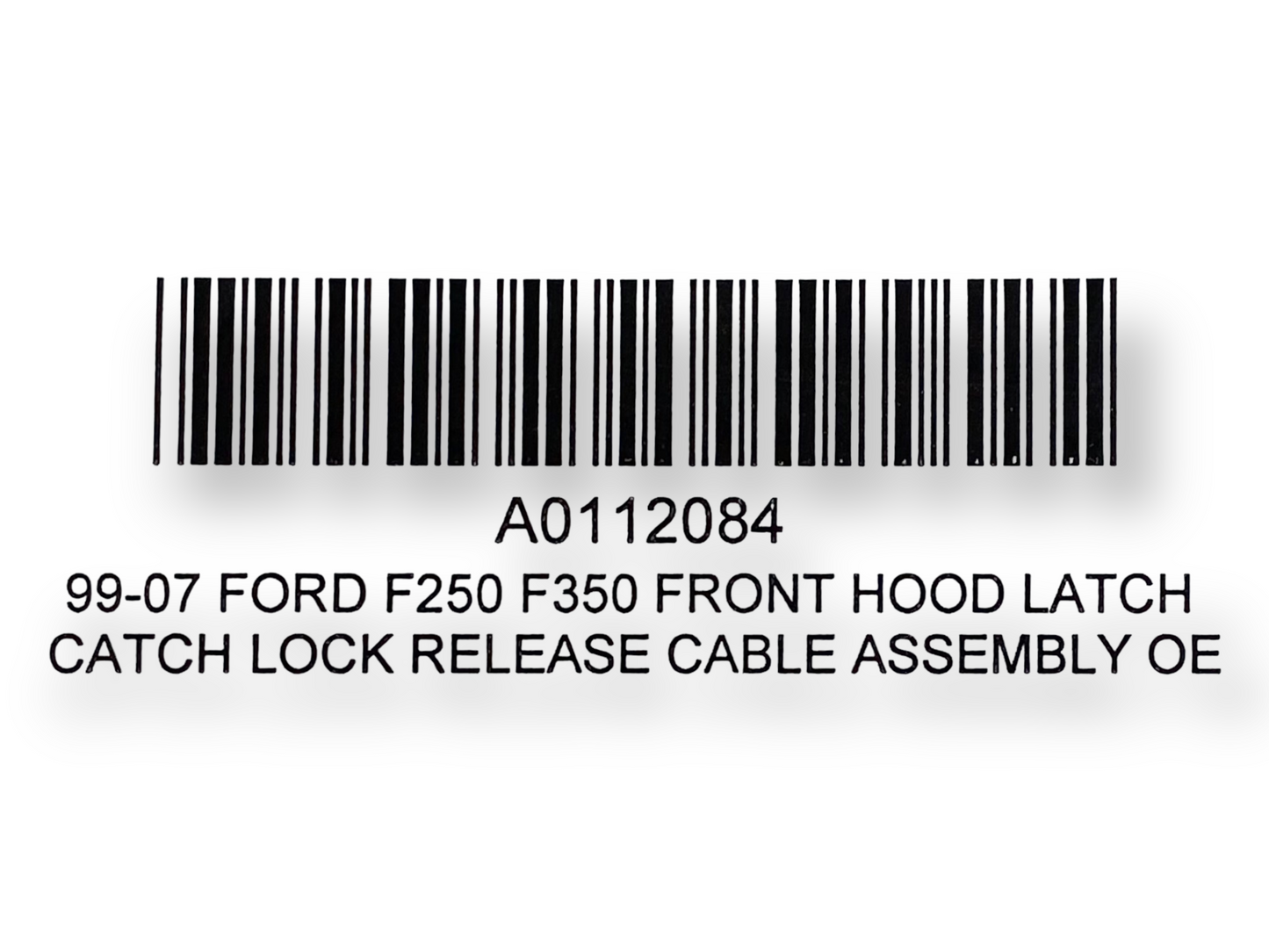 99-07 Ford F250 F350 Front Hood Latch Catch Lock Release Cable Assembly OE