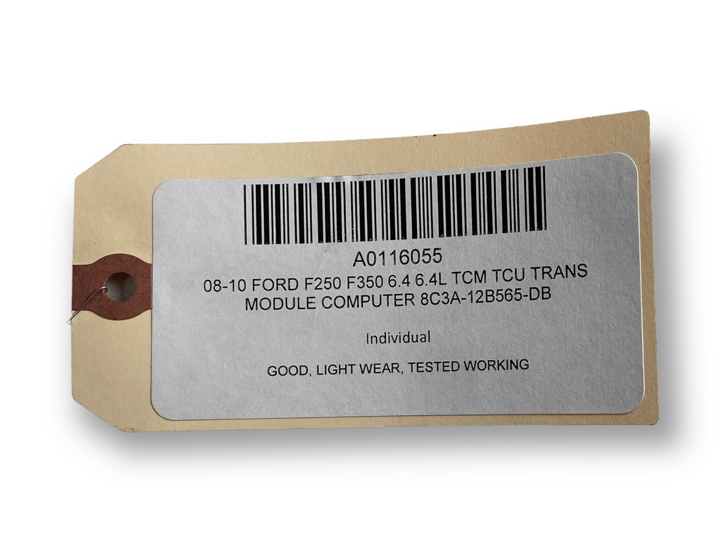 08-09 Ford F250 F350 6.4 6.4L TCM TCU Trans Module Computer 8C3A-12B565-DB
