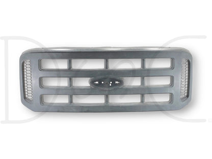 05-07 Ford F250 F350 Super Duty Grill Grille OEM Black