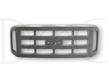 05-07 Ford F250 F350 Super Duty Grill Grille OEM Black