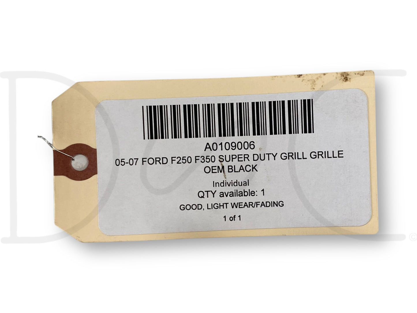 05-07 Ford F250 F350 Super Duty Grill Grille OEM Black
