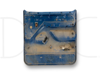 94-97 Ford F250 F350 LH Left Driver Rear Door Panel Power Blue OE
