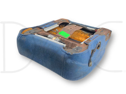 92-97 Ford F250 F350 RH Right Passenger Seat Bottom Cushion Electric Lumbar Blue