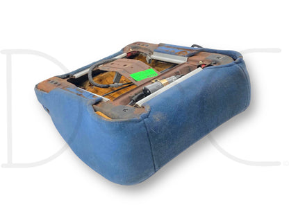 92-97 Ford F250 F350 RH Right Passenger Seat Bottom Cushion Electric Lumbar Blue