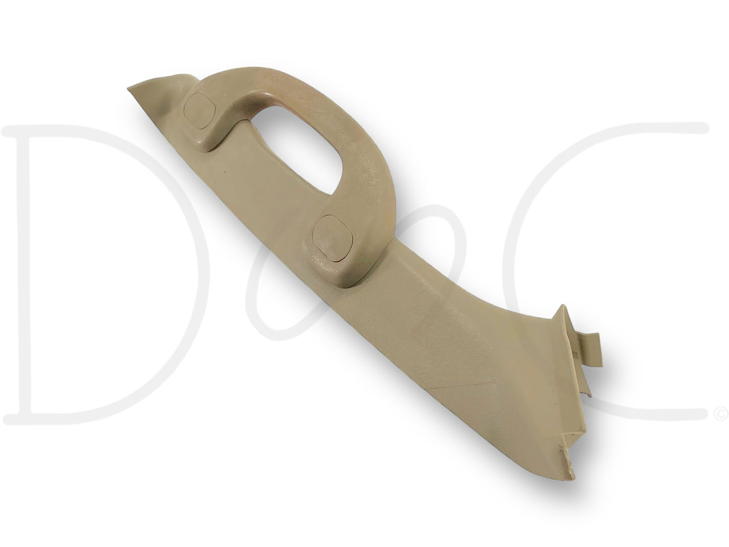 03-07 Ford F250 F350 RH Right Passenger A-Pillar Trim Grab Handle Tan OE