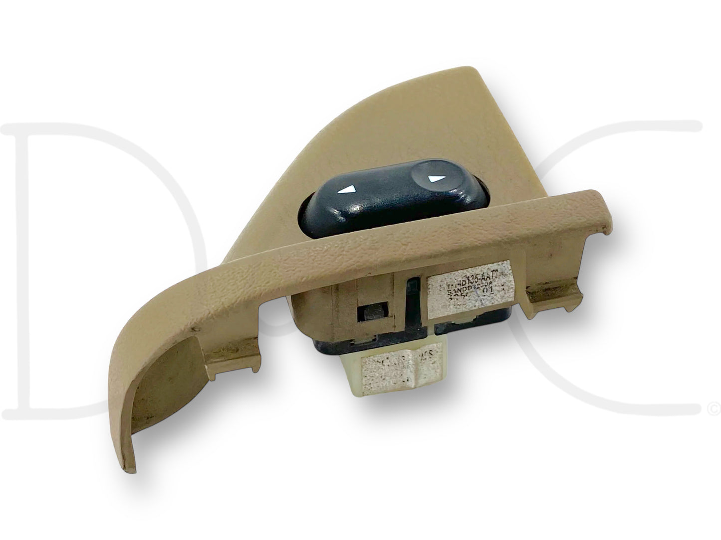 02-07 Ford F250 F350 Crew Cab LH Left Driver Rear Door Window Switch Tan OEM