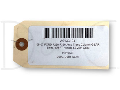 05-07 Ford F250 F350 Auto Trans Column Gear Shifter Shift Handle Lever OEM