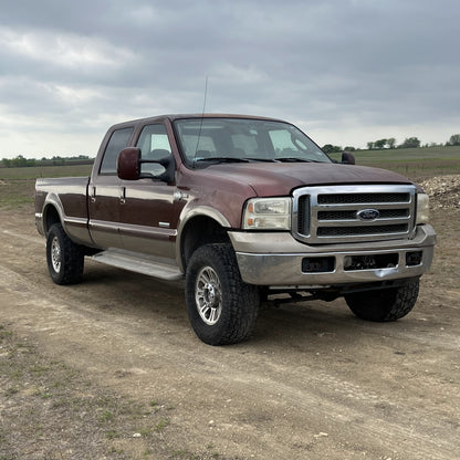 2005-2007 Ford F250 F350 Front LH Door Maroon/Tan Kr