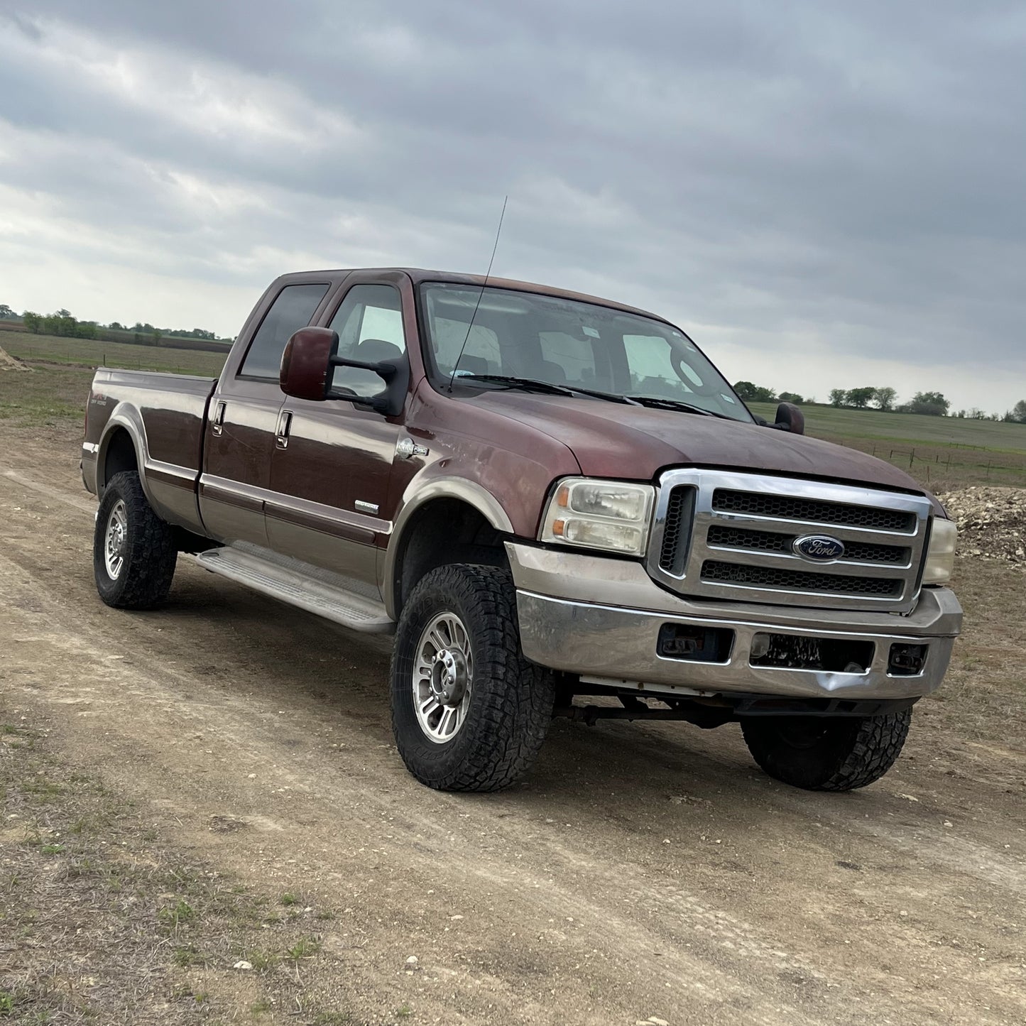 2005-2007 Ford F250 F350 Rear LH Cc Door Maroon/Tan Kr