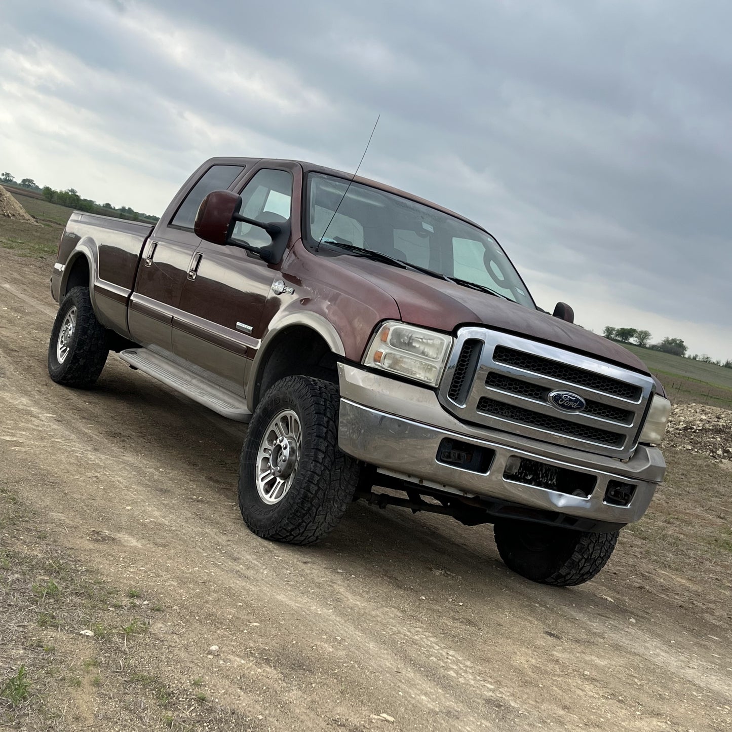 2005-2007 Ford F250 F350 Rear LH Cc Door Maroon/Tan Kr