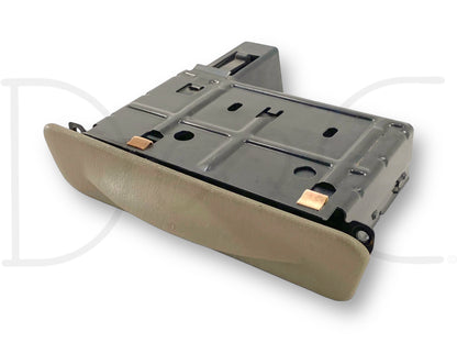 99-04 Ford F250 F350 Dash Cupholder Pull Out Assembly Tan OE