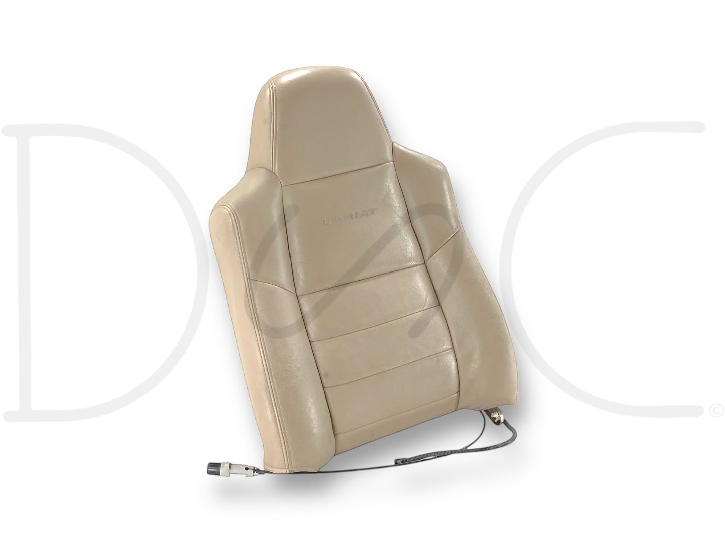 03-07 Ford F250 F350 Lariat RH Right Passenger Seat Back Cushion Heat Tan