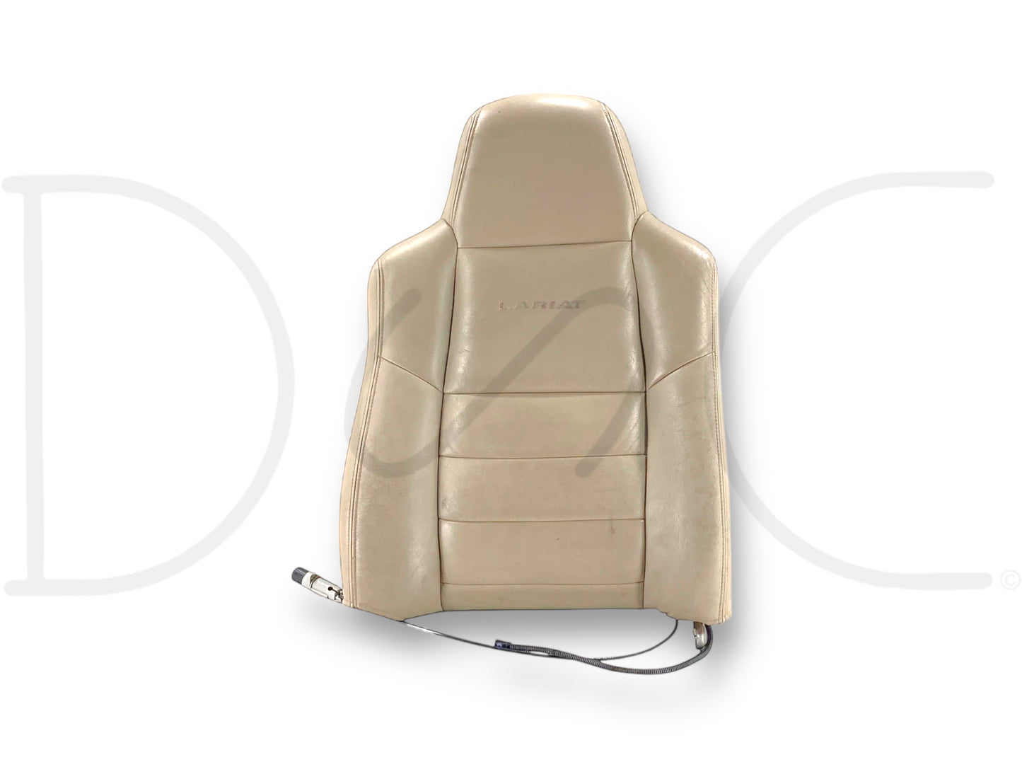 03-07 Ford F250 F350 Lariat RH Right Passenger Seat Back Cushion Heat Tan