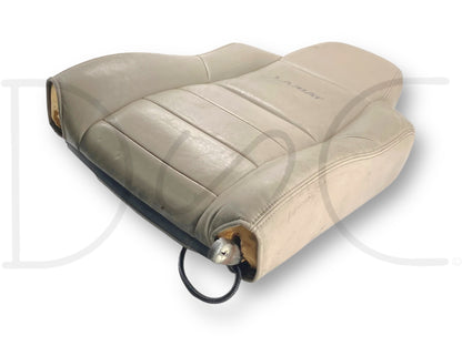03-07 Ford F250 F350 Lariat RH Right Passenger Seat Back Cushion Heat Tan