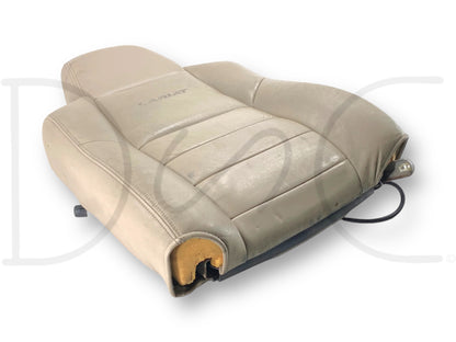 03-07 Ford F250 F350 Lariat RH Right Passenger Seat Back Cushion Heat Tan